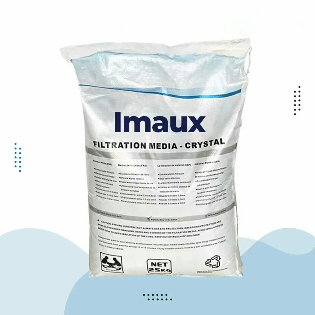 سیلیس کریستالی ایمکس 20 کیلوگرم 1 سیلیس کریستالی ایمکس 20 کیلوگرم