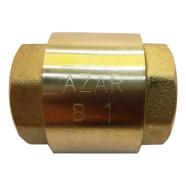 شیر یک طرفه فنری 1 اینچ برند آذر